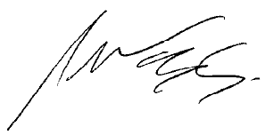 CHairman (Peter Wagg) Signature